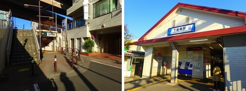 板橋駅滝野川口の風景